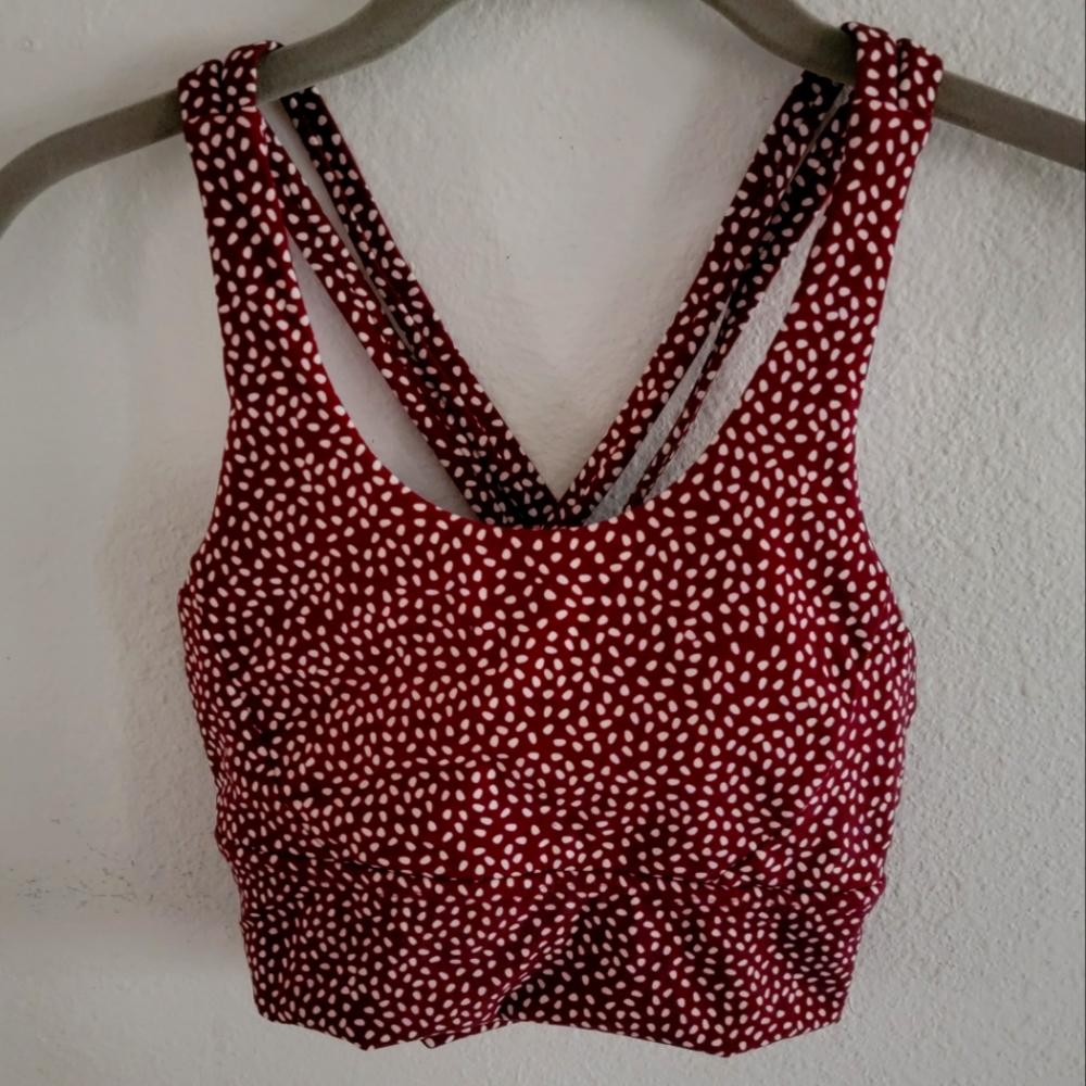 Buff Bunny Revolution braVineyard Dark Red Bossy Print